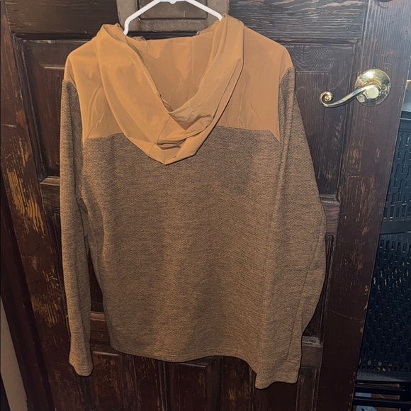 Under Armour Tan and Brown Pullover Hoodie - Picture 3 of 3